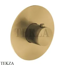 Fantini Sailing Термостат для душа, внешняя часть 67P6J200B, Matt British Gold