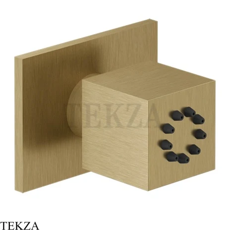 Gessi Rettangolo shower BODY JETS Боковая форсунка поворотная 20172-726, Warm Bronze Br. PVD