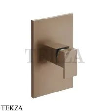 Gessi Rettangolo shower Смеситель для душа, внешняя часть 44602-708, Copper Brushed Gessi Rettangolo shower Смеситель для душа, внешняя часть 44602-708, Copper Brushed