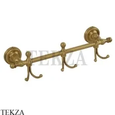 Migliore Mirella Планка с 3-мя двойными крючками 24913, бронза classic