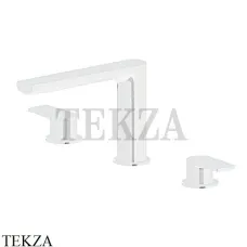 Newform HAKA Смеситель для раковины 3 отв., без гарнитура 72000.01.014, белый матовый