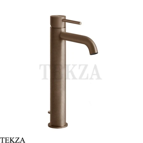 Gessi 316 CESELLO Смеситель для раковины, с донным клапаном 54404-708, Copper Brushed PVD