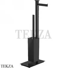 Colombo Units Напольная стойка WC с аксессуарами, B9107D.NM, черный матовый