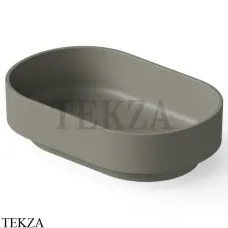 Dea Design Washbasins Раковина настольная овальная Solid Surface DD9097 560 4, Light Grey №4