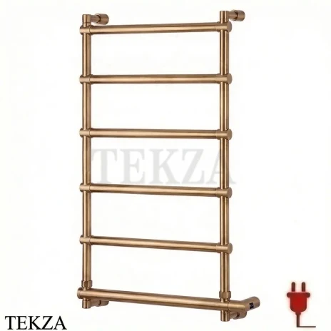 Margaroli Sole 512-6 Полотенцесушитель электрический 5124706BWBPVD, Brushed Warm Brass PVD