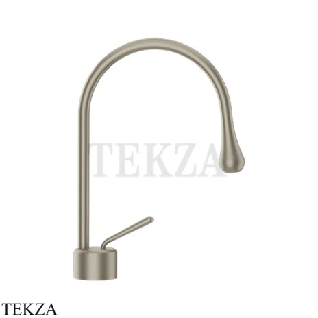 Gessi Goccia Смеситель для раковины, без сливного гарнитура 33601-149, Finox Br. Nickel