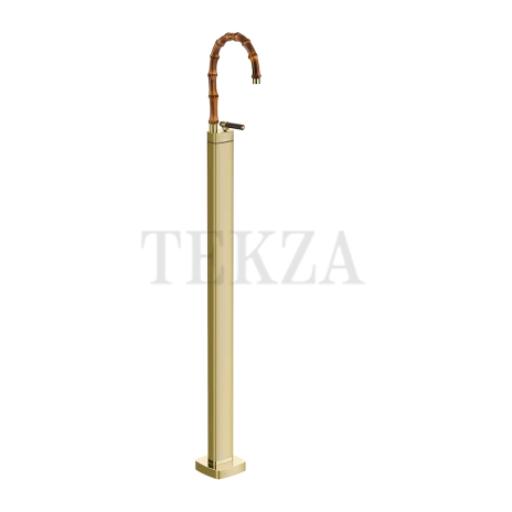 Gessi Jacqueline Смеситель для раковины напольный, внешняя часть 77295-710, шампань глянец