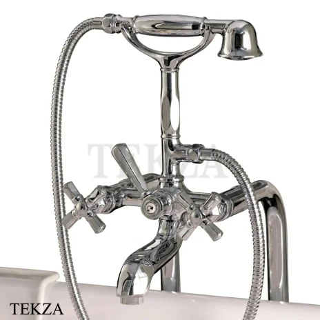 Nicolazzi TEIDE FOUR Смеситель для ванны с душевым гарнитуром 1901CR45, хром глянец