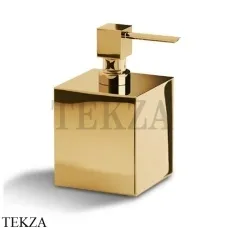 Decor Walther Cube DW 475 Дозатор для жидкого мыла настольный 0825020, золото глянец