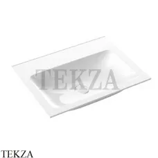Emco Vanity units Раковина для тумбы 60, без отверстия, без перелива, белый глянец