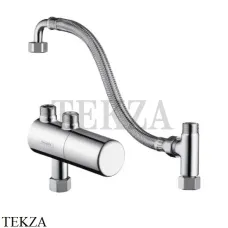 Hansgrohe Ecostat Термостатический смеситель для установки в сантехнический шкаф 15346000, хром глянец