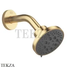 Dornbracht Верхний душ настенный с держателем 28505979-28, латунь сатин Brushed