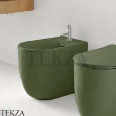 Kerasan Nolita Биде напольное с 1 отв. под смеситель 532011, Verde muschio