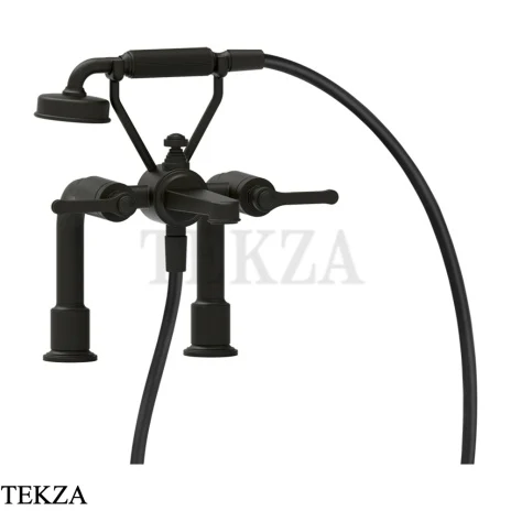 Gessi VENTI20 Смеситель для ванны на борт с гарнитуром 65115-187, Aged Bronze