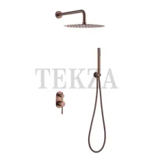 Boheme Uno Смеситель встроенный SET, душ верхний, гарнитур Uno 464-CB, Copper Brushed