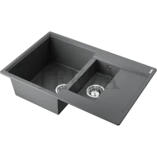 Omoikiri Daisen 78-2T Кухонная мойка Tetogranit две чаши 4993533 платина