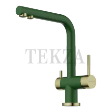 Omoikiri Nagano Смеситель для кухни 4994432 royal green | светлое золото
