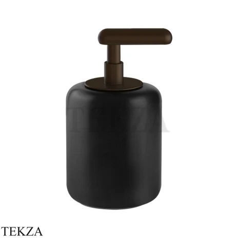 Gessi Goccia Дозатор для жидкого мыла, черная керамика 38038-845, Dark Bronze