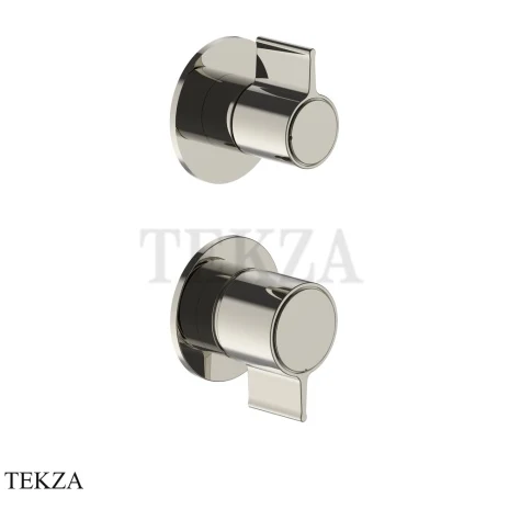Fantini Flora Смеситель для душа, 3 потока, внешняя часть 7695J787B, Polished Nickel PVD