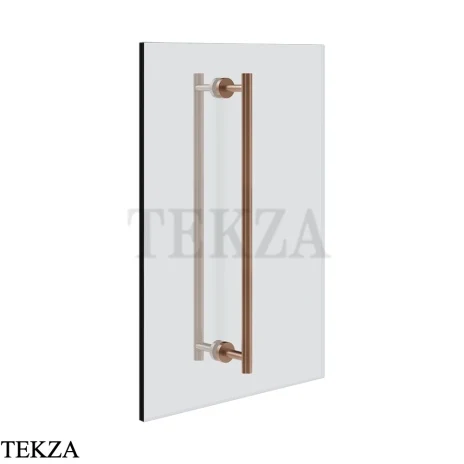 Gessi Ludovica Полотенцедержатель для крепления на стекло, 45 см 76632-708, медь Brushed