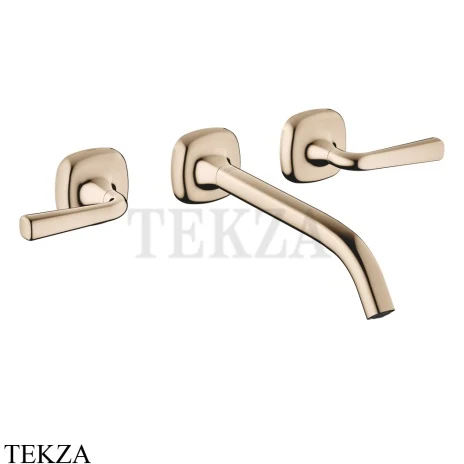 Dornbracht COYA Смеситель для раковины на 3 отв. 241, внешняя часть 36717414-47, Champagne (22kt Gold)