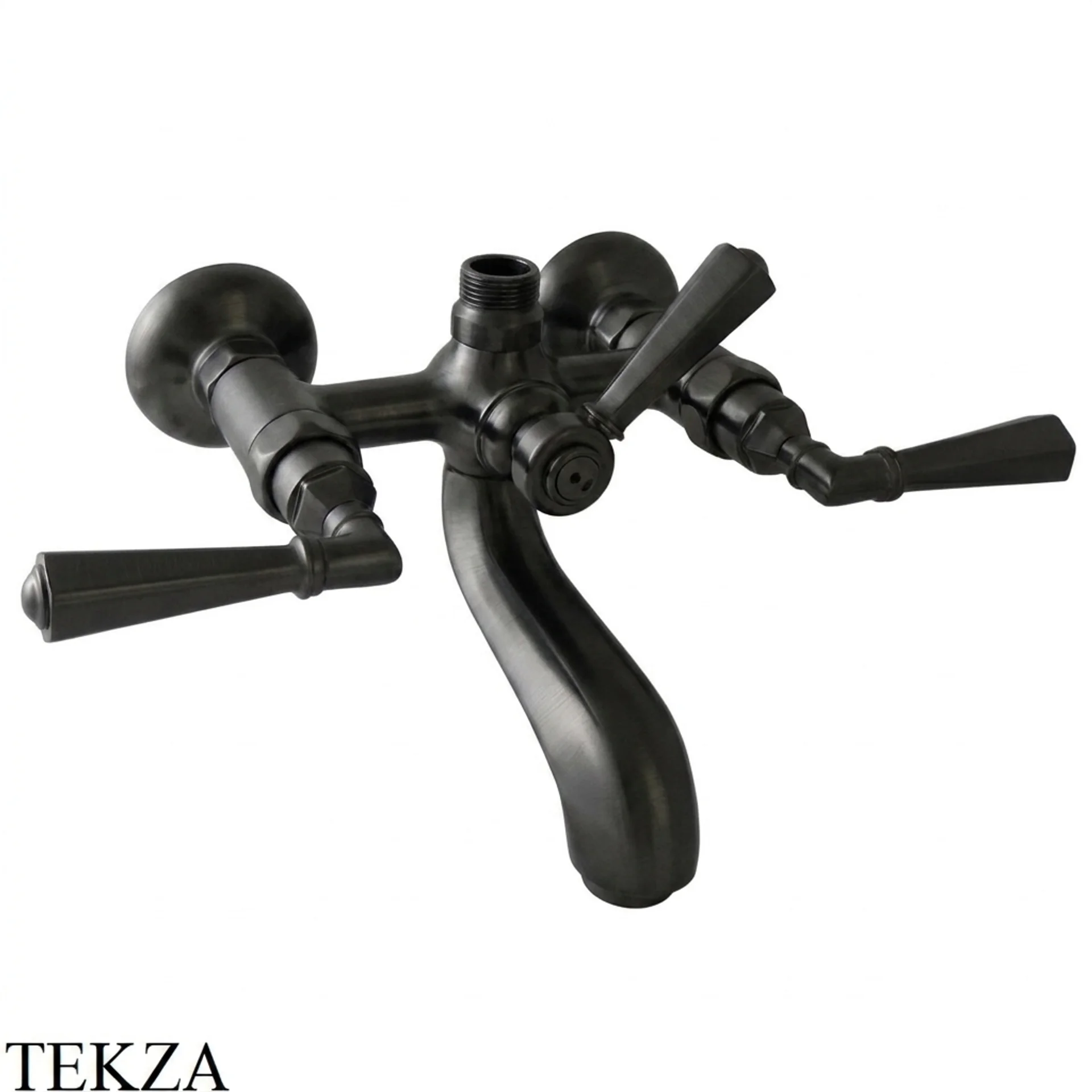 Nicolazzi TEIDE Смеситель для ванны для душевой стойки 1900NKN05, Brushed Black Nickel