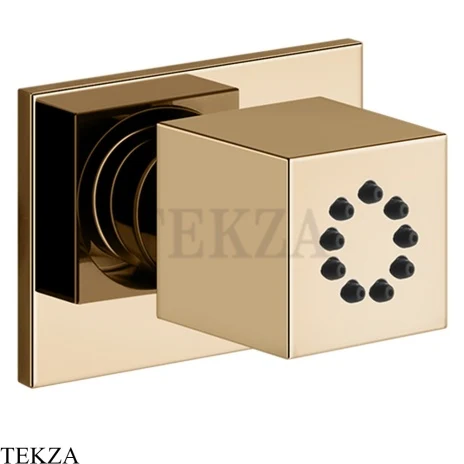 Gessi Rettangolo shower BODY JETS Боковая форсунка поворотная 20172-735, Warm Bronze PVD