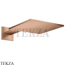 Axor Citterio E Верхний душ 2jet с настенным держателем 35318310, Brushed Red Gold