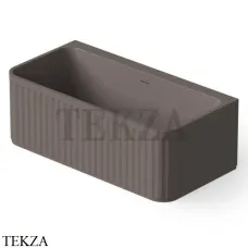Dea Design Stripes Ванна отдельностоящая пристенная 160x80 Solid Surface DD8805 1600 6, Grey Brown №6