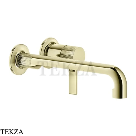 Gessi INCISO Смеситель для раковины с длинным изливом, внешняя часть 58089-710, Brass PVD