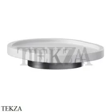 Newform X-Steel 316 Мыльница настольная, композит 73250X.59.064, PVD Brushed gun metal