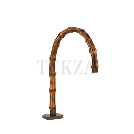 Gessi Jacqueline Излив для раковины средний на столешницу 77025-845, бронза Dark Brush