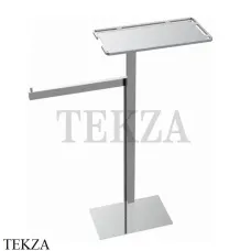 Boheme Q Стойка напольная с полкой и полотенцедержателем 10952-CR, Хром глянец