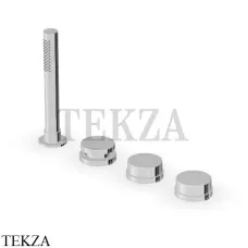 Zucchetti Savoir Смеситель для ванны с душевым гарнитуром ZSV484.CC, хром глянец