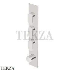 Zucchetti Octo Термостат для душа на 3 потока, внешняя часть ZOC661.C3, brushed nickel