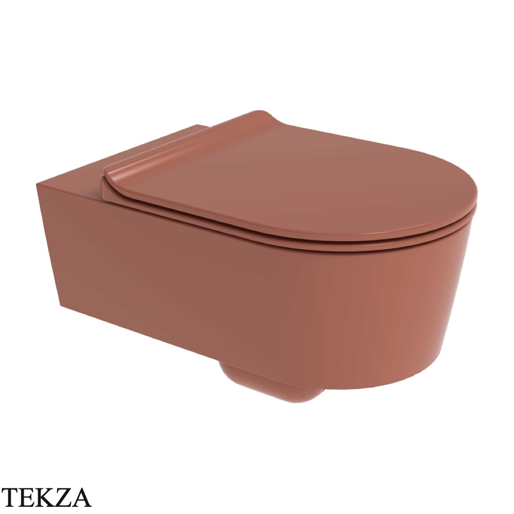 Flaminia LINK унитаз подвесной GoClean чаша без ободка 5051/WCGTC, терракотовый Terracotta глянец