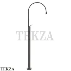 Gessi Goccia Смеситель для раковины напольный, внешняя часть 33630-126, Black Metal Brushed