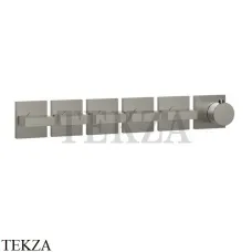 Gessi Rettangolo shower Термостат на 5 потоков, внешняя часть 44340-149, Finox Brushed Nickel