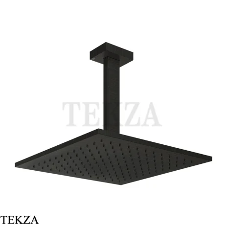Gessi Rettangolo shower Верхний душ с потолочным кронштейном 15186-187, Aged Bronze