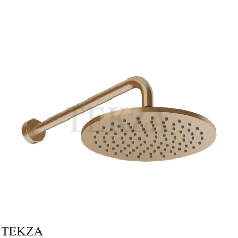 Gessi Origini WARM Верхний душ настенный, поворотный 66148-726, Warm Bronze Br. PVD