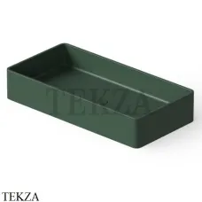 Dea Design Washbasins Раковина настольная 80х40 см Solid Surface DD9010 800 11, Dark Green №11