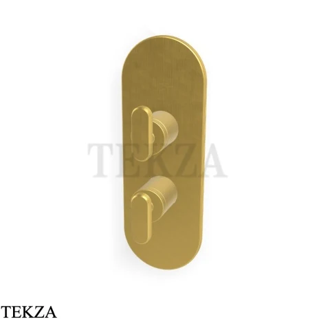 FIMA Carlo Frattini Park Line Смеситель для душа 2-3 потока, внешняя часть F1309X6OS, brushed gold