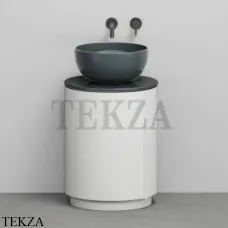 CIELO Arcadia Tiberino Тумба TIMOPC с раковиной Fumo, слив в стену, Talco