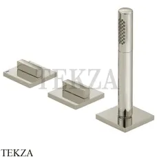 Keuco EDITION 11 Смеситель на борт ванны без излива 51130050500, Никель шлифованный