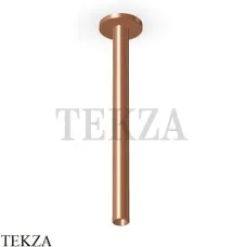 Zucchetti Кронштейн потолочный 30 см для верхней лейки Z93024.P91, brushed copper PVD