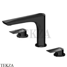 Newform Delta Zero Смеситель для раковины 3 отв., без гарнитура 72200.01.093, черный матовый
