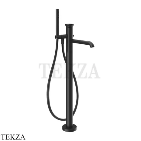Gessi Origini ACCENT Смеситель для ванны напольный с гарнитуром 66028-299, Black XL