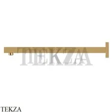 Newform Кронштейн для душа квадратный настенный L=420 26585.61.020, PVD Glossy Gold