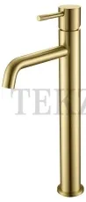 Boheme Uno Смеситель для раковины высокий, без донного клапана Uno 462-MG Matt Gold