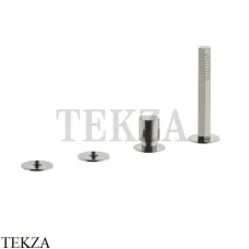 Fantini Venezia Смеситель на борт ванны без излива (ручка отдельно), 2995N467S, Nickel PVD